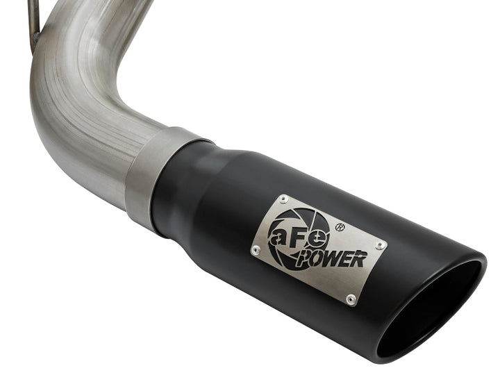 AFe MACHForce XP 2.5in Cat-Back Exhaust System with Black Tip for Nissan Frontier 17-19 V8-5.6L