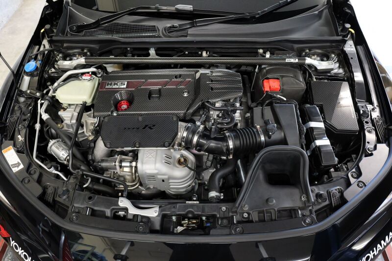 HKS Dry Carbon Fiber Engine Cover - Honda Civic Type R (FK8/FL5) 2017-2025, image 6