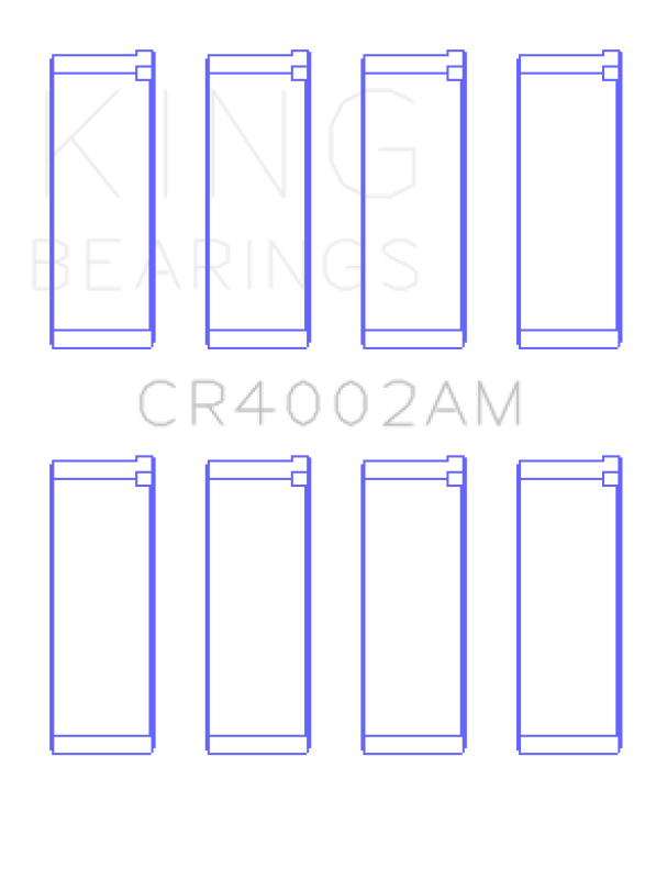 King Engine Bearings Rod Bearing Set - Size STD for Ford Escort, Mazda Miata, Mazda Protege, Mercury Tracer
