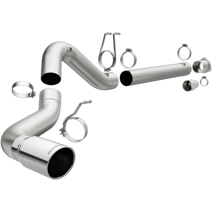 MagnaFlow Pro Series Filter-Back Exhaust System - Ford F-250/F-350/F-450 6.4L/6.7L DPF-Back SS 5in - 08-17 - OneFastShop