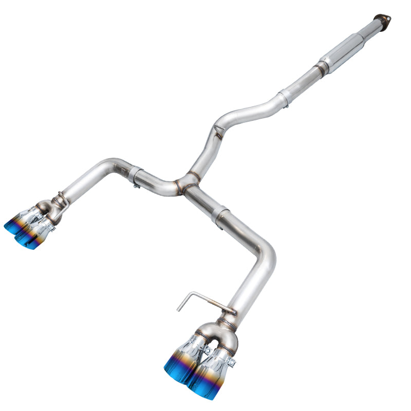 AWE Track Edition Cat-Back Exhaust - Subaru WRX / STI (GV/VA) 2011-2021 - Vapor Blue Quad Tips