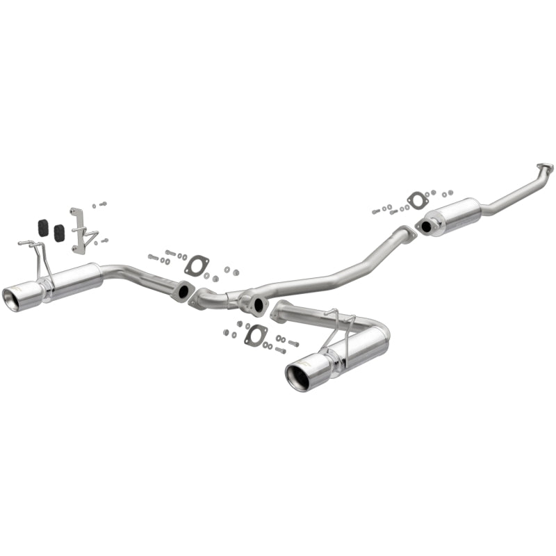 Magnaflow Street Series Cat-Back Exhaust 16-18 Honda Civic L4 2.0L w/ Polished Tips - OneFastShop