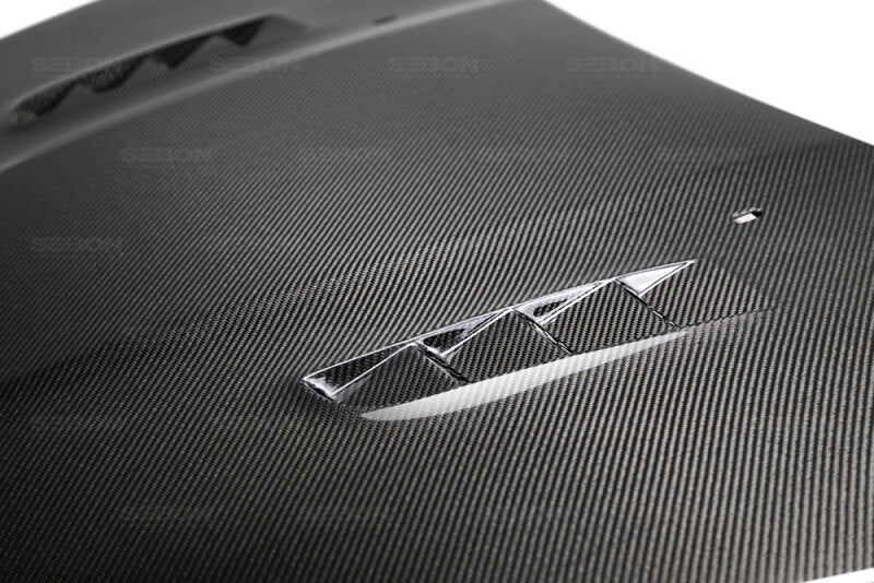 Seibon RS-Style Vented Carbon Fiber Hood - Ford Focus 2015-2018, image 7