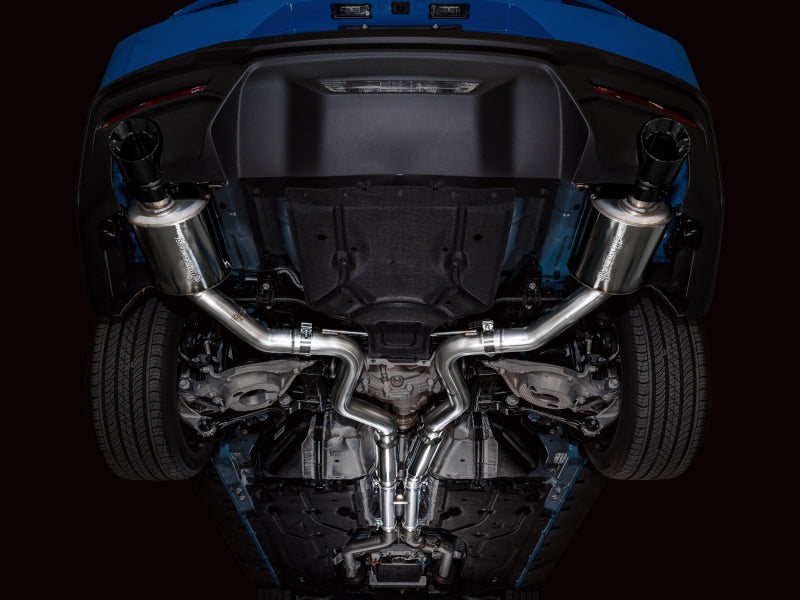 AWE Touring Catback Exhaust for 2024 Ford Mustang GT Fastback S650 RWD with Dual Diamond Black Tips