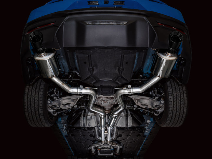 AWE Touring Catback Exhaust for 2024 Ford Mustang GT Fastback S650 RWD with Dual Diamond Black Tips