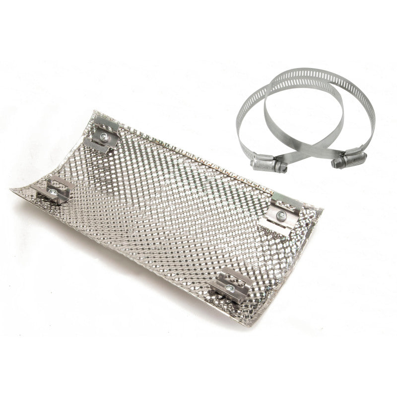 DEI Pipe Shield Stainless Steel Heat Barrier - 8.5in x 4.5in