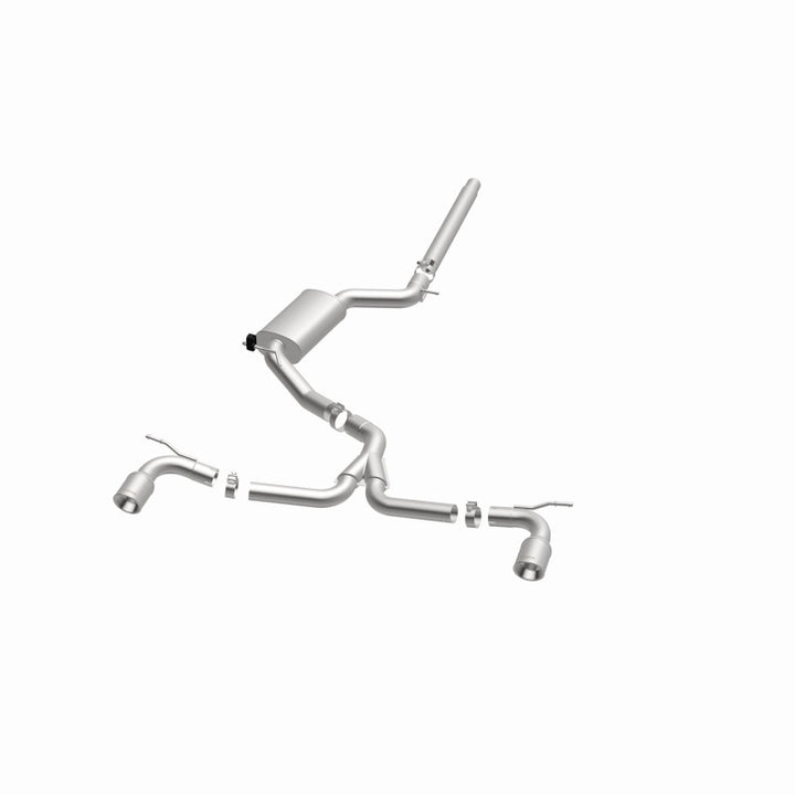 MagnaFlow SYS C/B Dual Split Rear Exit 4in Tips - Easy Install