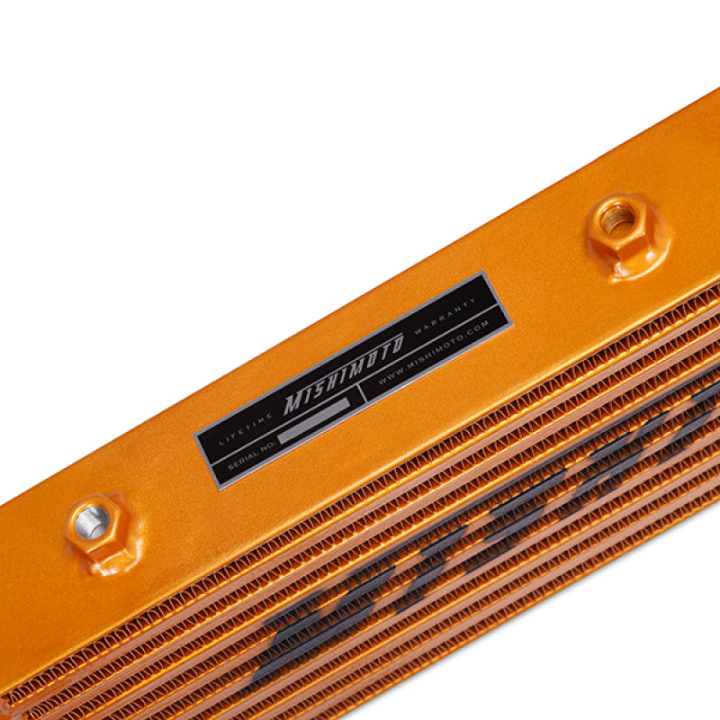 Mishimoto Universal Gold Z Line Intercooler 28x8x3 21x6x2.5 Inlet/Outlet