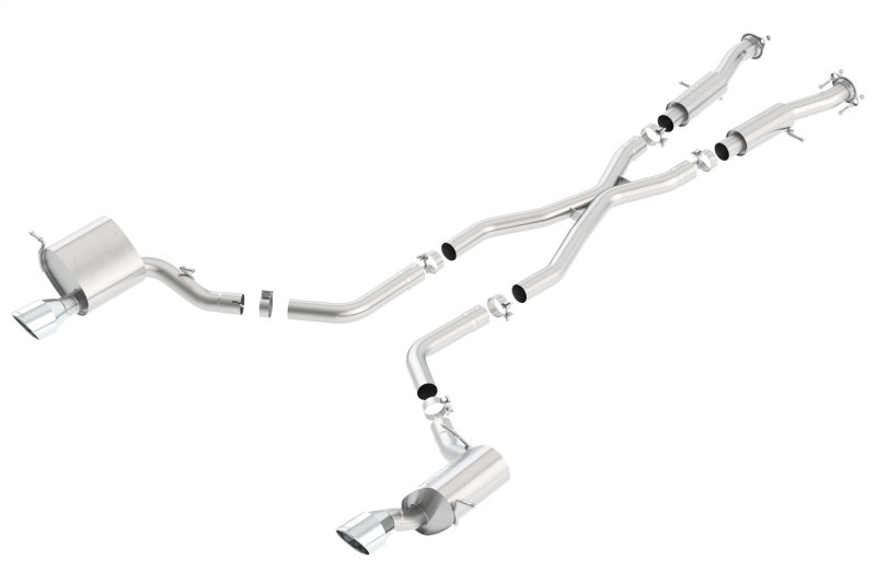 Borla ATAK Catback Exhaust for 2015 Jeep Grand Cherokee SRT - Dual Round Exit - OneFastShop