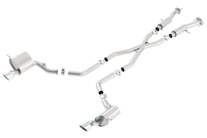 Borla ATAK Catback Exhaust for 2015 Jeep Grand Cherokee SRT - Dual Round Exit - OneFastShop