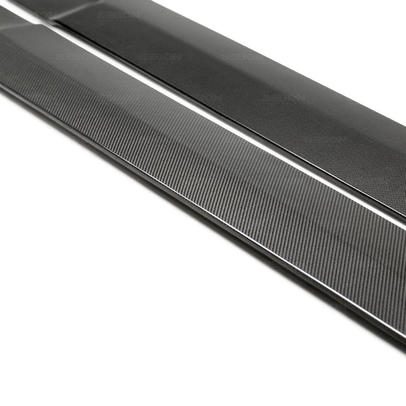 Seibon Carbon Fiber Side Skirts for 17-19 Infiniti Q60 TB-Style - OneFastShop