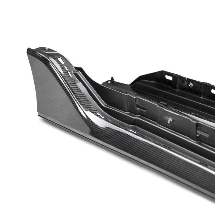 Seibon Carbon Fiber Side Skirts for 2017 Honda Civic Type R OEM - OneFastShop