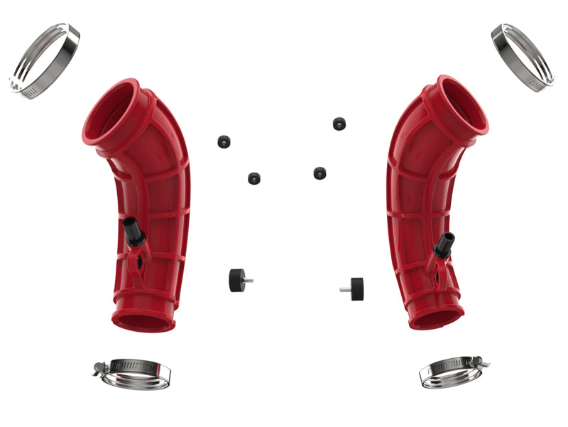 aFe Power Red Turbo Inlet Pipes for Toyota Land Cruiser / Tundra V6-3.4L (tt) 22-24