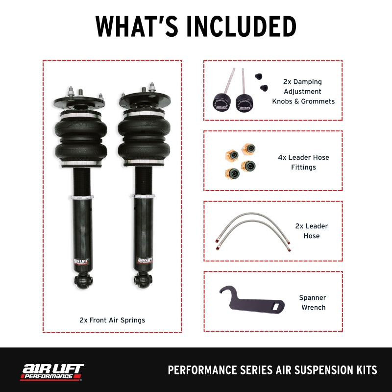 Air Lift Performance 1989–2000 Front Air Suspension Kit for Lexus LS400 - OneFastShop