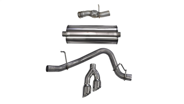 Corsa Performance Cat-Back Exhaust for 6.2L V8 GMC Yukon Denali 2015-2020 - OneFastShop