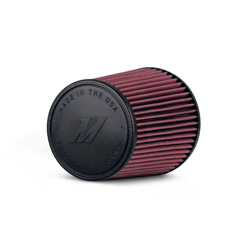 Mishimoto Universal Performance Air Filter - 3.5in inlet x 8in, oiled