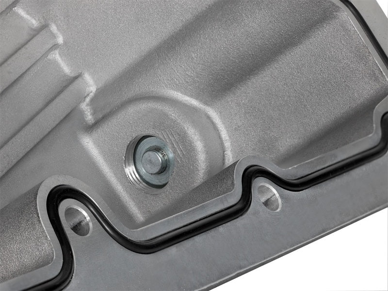 AFe Pro Series Engine Oil Pan Black with Machined Fins for 11-16 Ford Powerstroke V8-6.7L (TD)