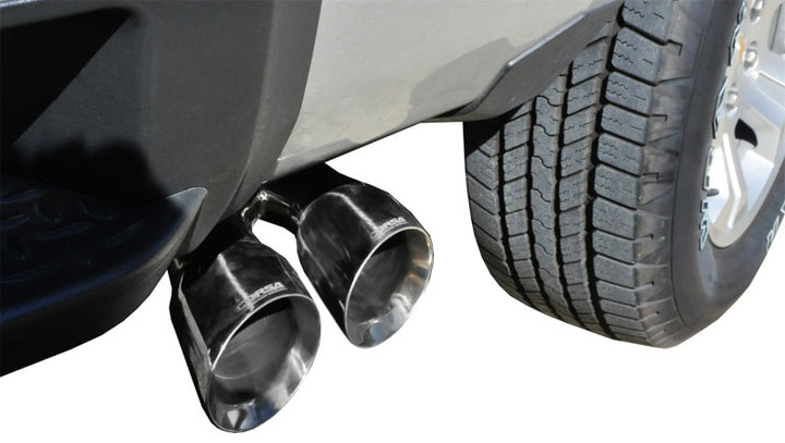 Corsa Performance Polished Single Side CBExhaust for GMC Sierra/Chevy Silverado 1500 5.3L V8 (14-19)