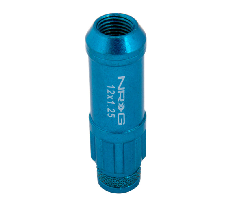 NRG 700 Series Steel Lug Nut Set M12x1.25 - 21 Pc with Locks - Blue, image 5
