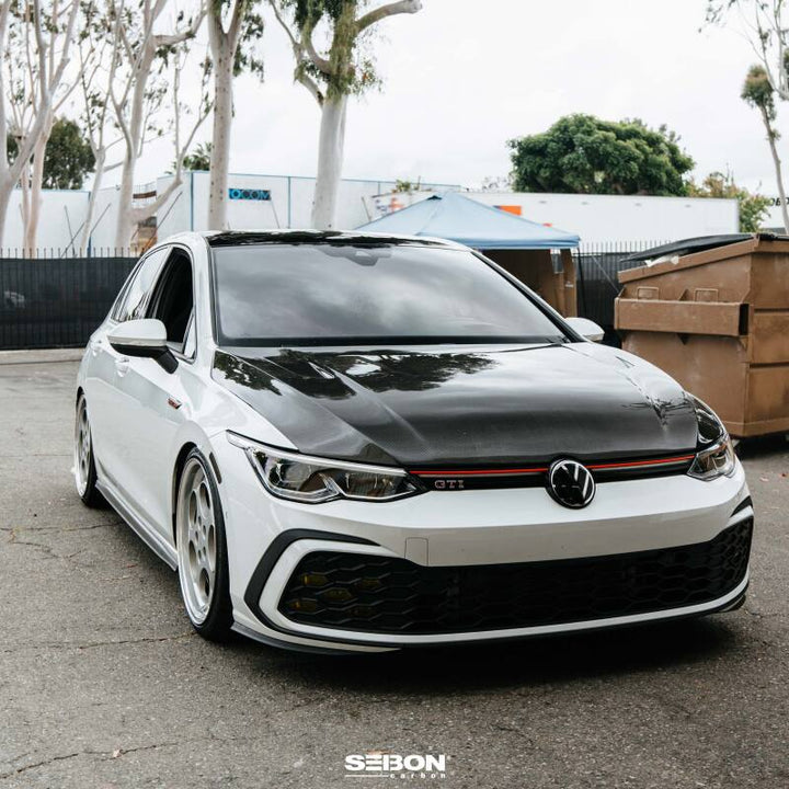 Seibon TM-Style Carbon Fiber Hood for Volkswagen Golf GTI/R 22-23