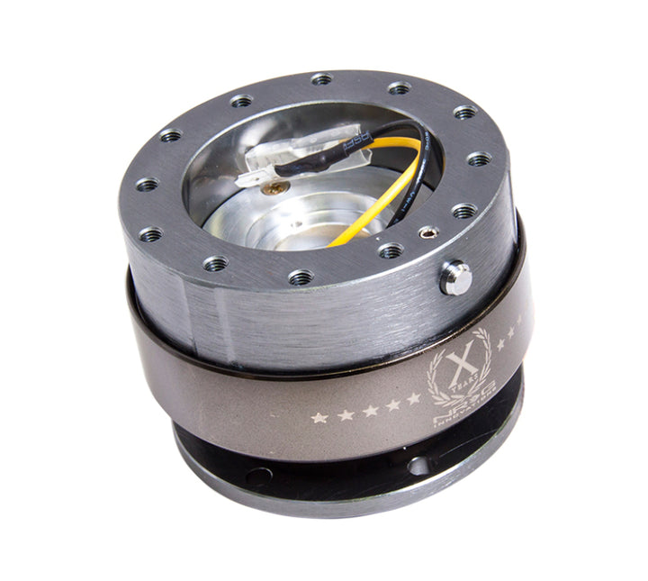 NRG Quick Release Gen 2.0 - Gunmetal Body/Titanium Chrome Ring - OneFastShop