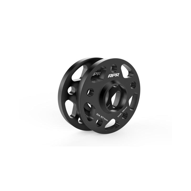 APR 15mm Wheel Spacers - 5x112 57.1mm Bore - Black - Pair