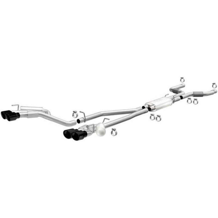 MagnaFlow 20-21 Ford Explorer 3.0L V6 Cat-Back Exhaust - Black Chrome Tips
