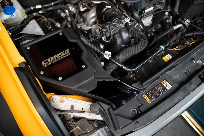 CORSA Performance Closed Box Air Intake With DryTech 3D Dry Filter For 2021-2024 Ford Bronco 2.3L