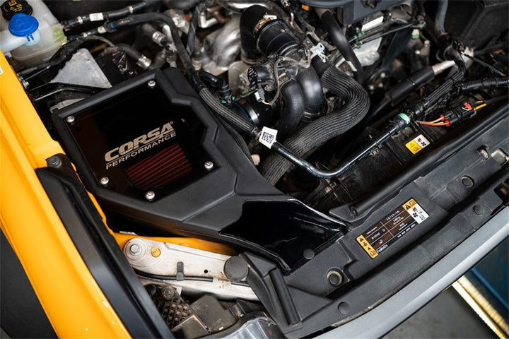CORSA Performance Closed Box Air Intake With DryTech 3D Dry Filter For 2021-2024 Ford Bronco 2.3L