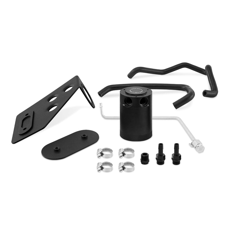 Mishimoto Baffled Oil Catch Can Kit for 2020+ Toyota Supra Black - Fits GR Supra - OneFastShop