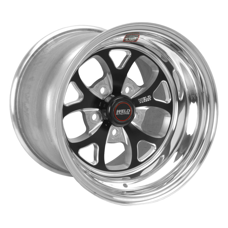 Weld S76 15x10.33 / 5x4.75 BP / 6.5 in. BS Black Wheel (Low Pad) – Non Beadlock