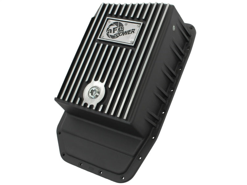 AFe Power Pro Series Transmission Pan Black Machined for 09-14 Ford F-150 Trucks