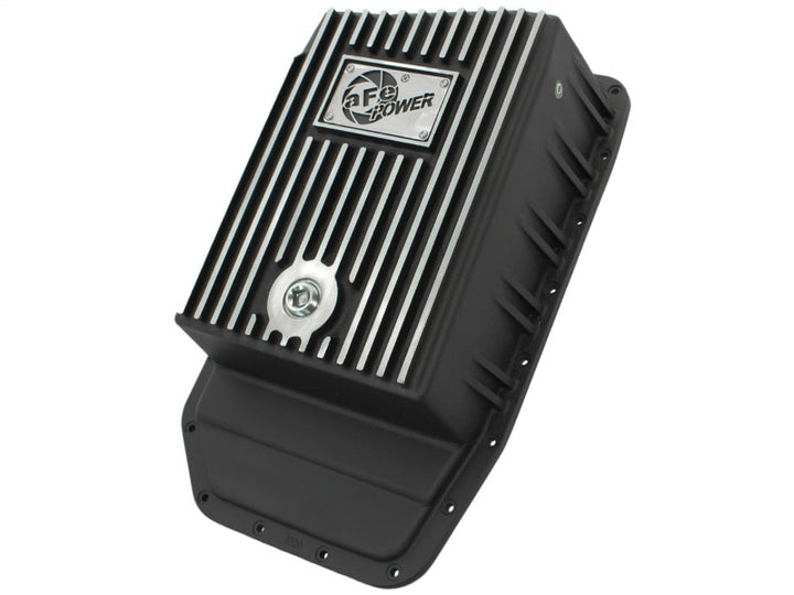 AFe Power Pro Series Transmission Pan Black Machined for 09-14 Ford F-150 Trucks