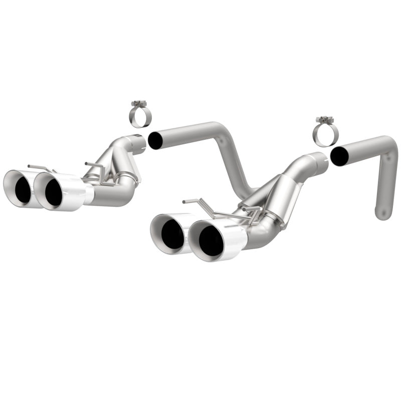 Magnaflow Cat-Back Performance Exhaust for 09-11 Chev Corvette V8 6.2L with Quad Center Rear Exit SS Tips - OneFastShop