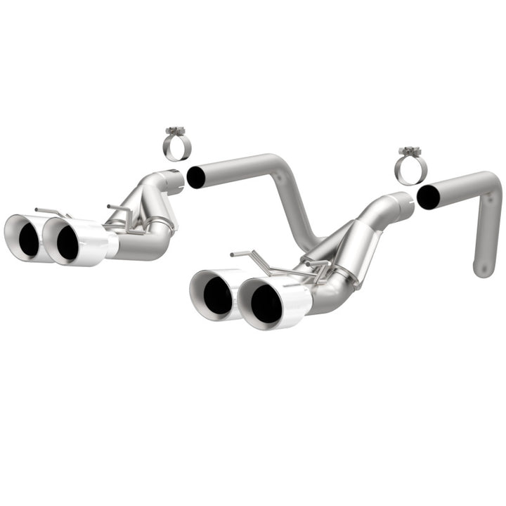 Magnaflow Cat-Back Performance Exhaust for 09-11 Chev Corvette V8 6.2L with Quad Center Rear Exit SS Tips - OneFastShop