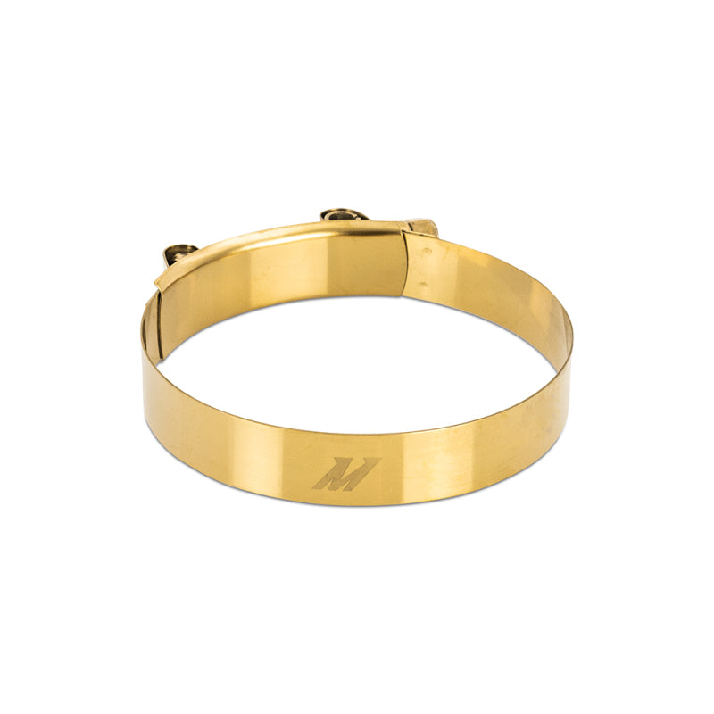 Mishimoto 3 Inch Stainless Steel T-Bolt Clamps Gold - OneFastShop