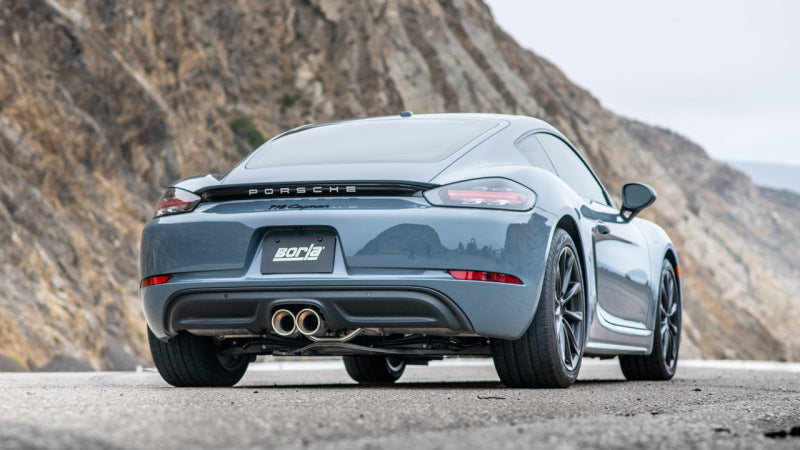 Borla 2017–2022 S-Type Exhaust for Porsche 718 Cayman/Boxster 2.0L 4 Cyl. AT/MT RWD 2DR – 2.25 in.