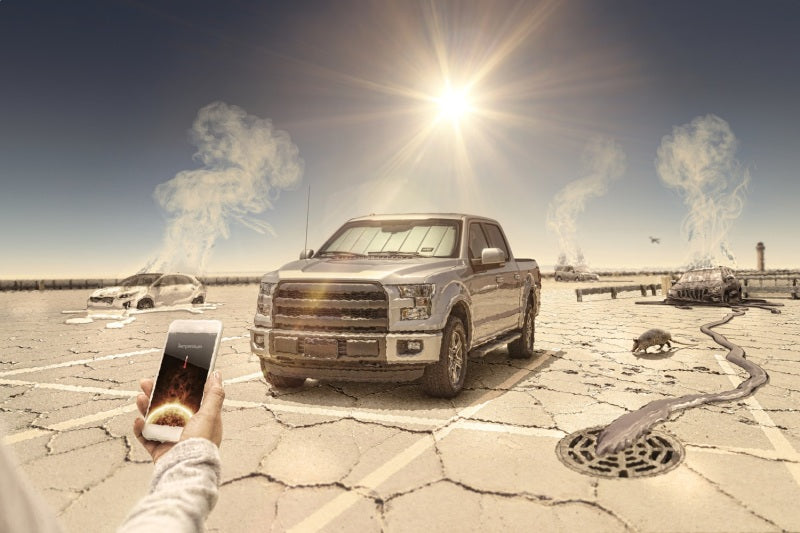 Husky Liners 2024 Ford Ranger CC Custom Fit Sunshade – Silver - OneFastShop