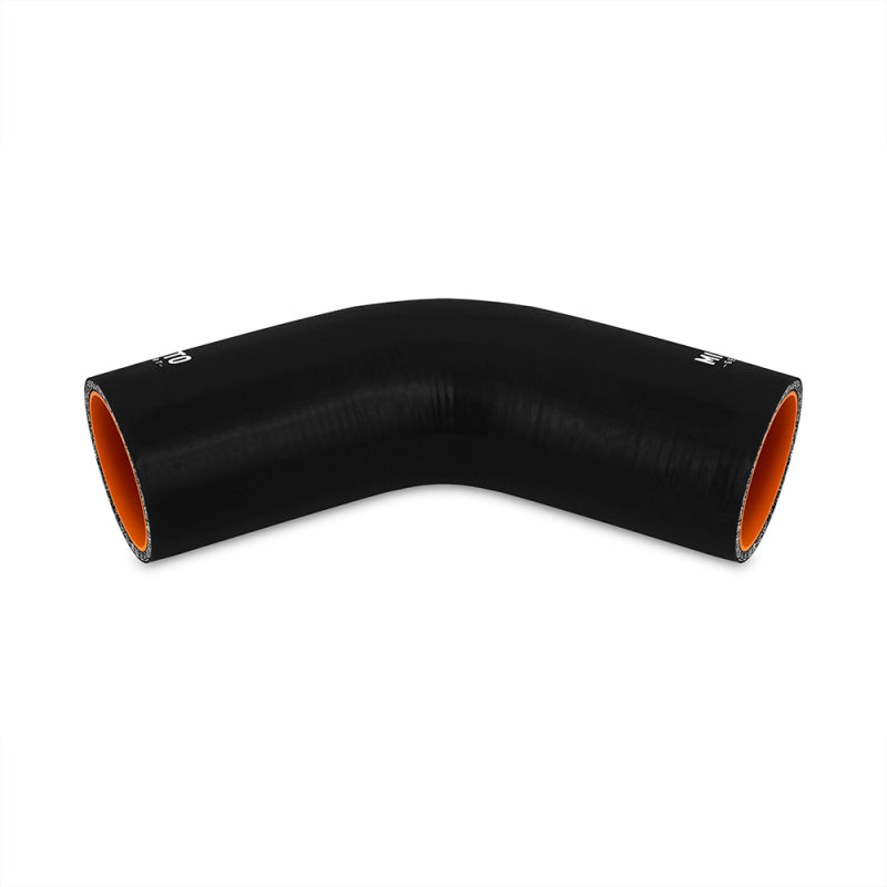 Mishimoto 2.5 Inch Black 45 Degree Coupler Silicone Connector