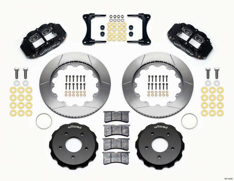 Wilwood Narrow Superlite 4R Front Hat Kit 14.00in for 2007-Up Jeep Wrangler - OneFastShop
