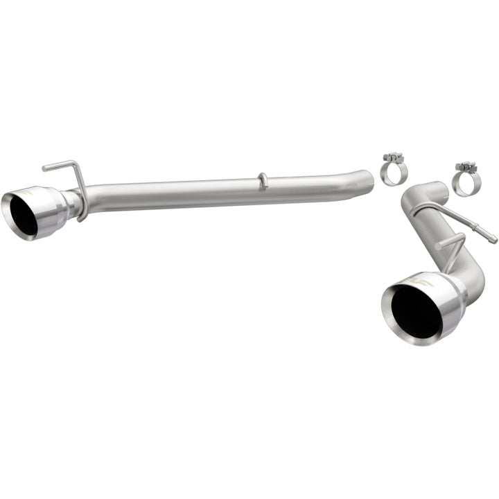 MagnaFlow Race Axle Back Exhaust System with Dual Polished Tips for 2016 Chevy Camaro 3.6L V6 - OneFastShop