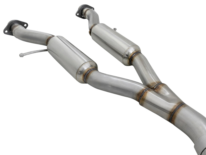 aFe Large Bore HD 3in 304 SS Cat-Back Exhaust Black Tips 14-19 Jeep Grand Cherokee WK2 V6-3.6L