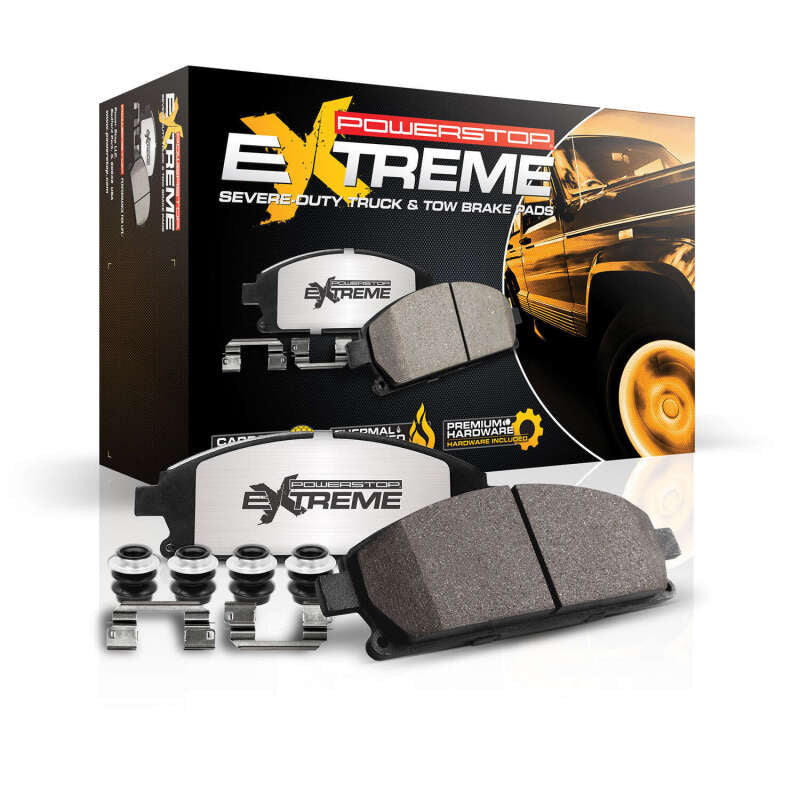 PowerStop Z36 Truck & Tow Brake Pads with Hardware for 09-10 Dodge Ram 2500