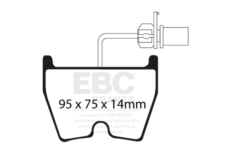 EBC Bluestuff Front Brake Pads - Audi/Lamborghini 2003-2023