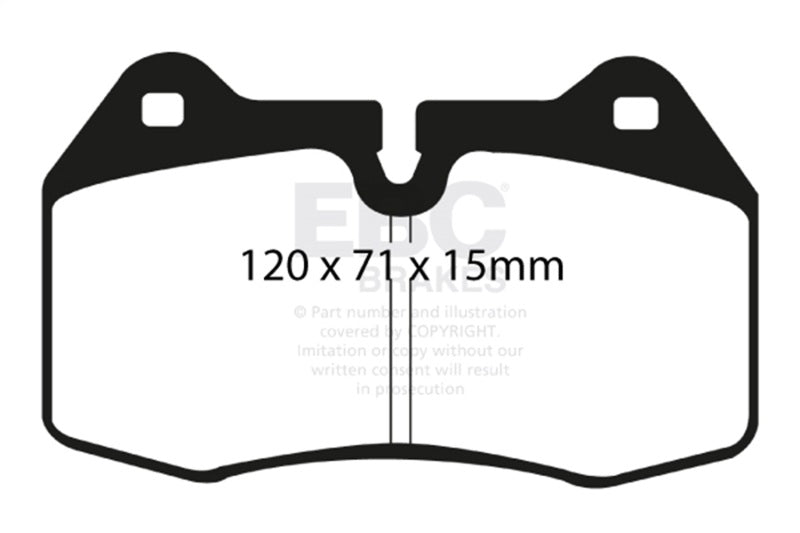 EBC Bluestuff Front Brake Pads - Nissan 350Z, Nissan Sentra, Infiniti G35 2003-2009