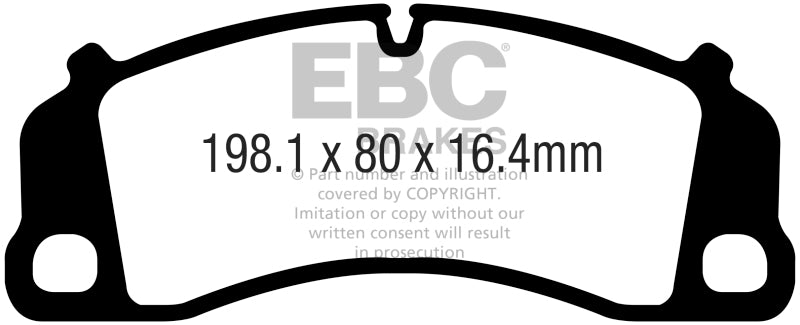 EBC Redstuff Front Brake Pads - Porsche 911 2013-2023
