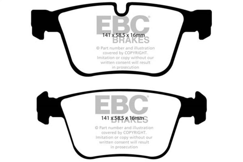 EBC Redstuff Rear Brake Pads - Mercedes-Benz ML320, ML350, CL63 AMG 2006-2015