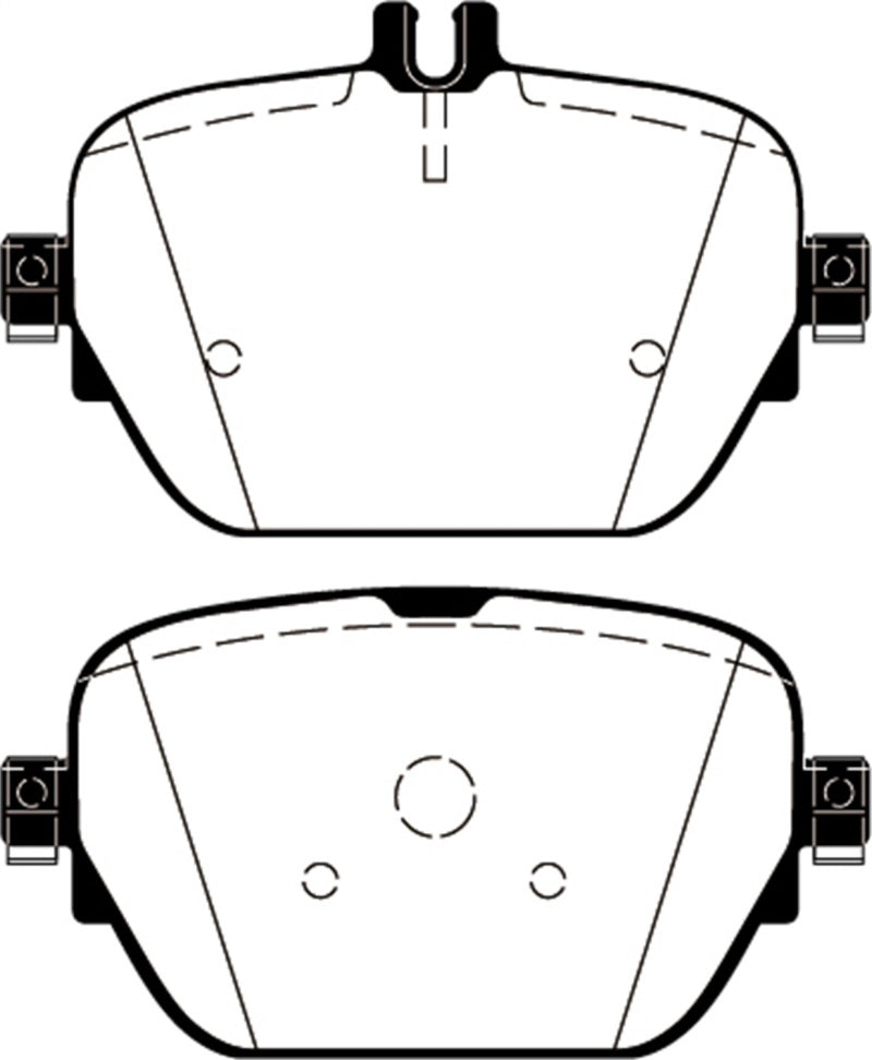 EBC Redstuff Rear Brake Pads - Mercedes-Benz CLS450, E450, CLS53 AMG 2019-2023