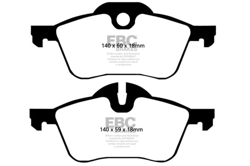 EBC Yellowstuff Front Brake Pads - Mini Cooper 2002-2015