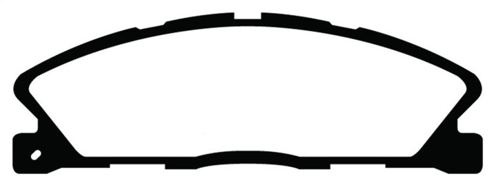 EBC Yellowstuff Front Brake Pads - Lincoln MKT, Ford Explorer, Taurus 2013-2019, view 2